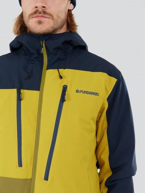 Fundango Atlas Allmountain Jacket herren skijacke gelb 6
