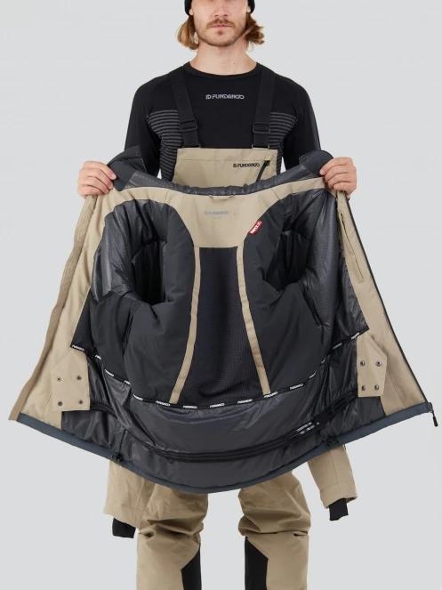 Fundango Atlas Allmountain Jacket herren skijacke sand 5