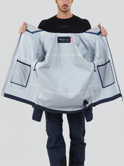 Fundango Manota 3L Shell Jacket herren skijacke blau 5