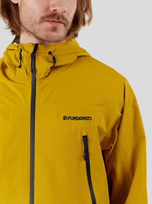 Fundango Piorini II  Waterproof Jacket herren regenmantel gelb 5
