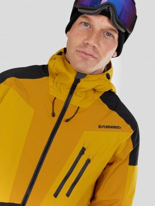 Fundango Rigel ECO 3L Jacket herren skijacke gelb 9