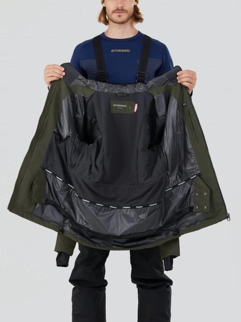 Fundango Rigel ECO 3L Jacket herren skijacke oliv 5