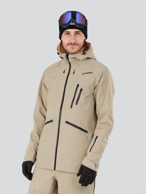 Fundango Rigel ECO 3L Jacket herren skijacke sand 2