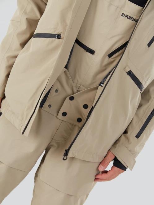 Fundango Rigel ECO 3L Jacket herren skijacke sand 9