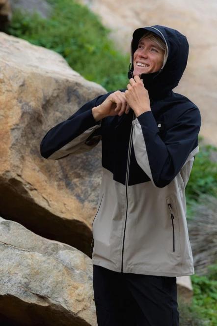 Fundango Wilmington Jacket herren outdoorjacke sand 8