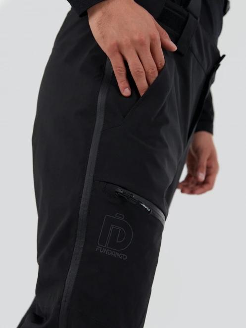 Fundango Mugo Fullzip Pants herren skihose Schwarz 7