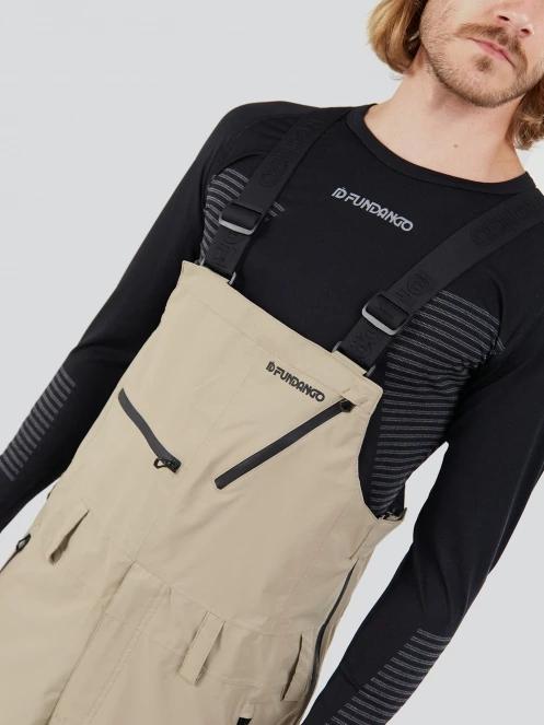 Fundango Benton ECO 3L Bib Pants shell-hose sand 6
