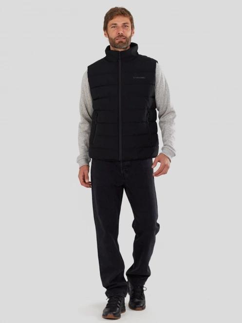 Fundango Vance Padded Vest herren westen Schwarz 5