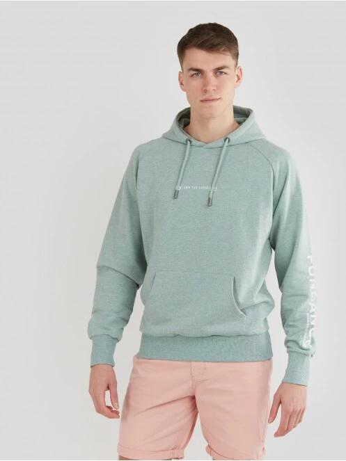 Fundango Talis Hooded Sweatshirt herren kapuzenpullover grün 2