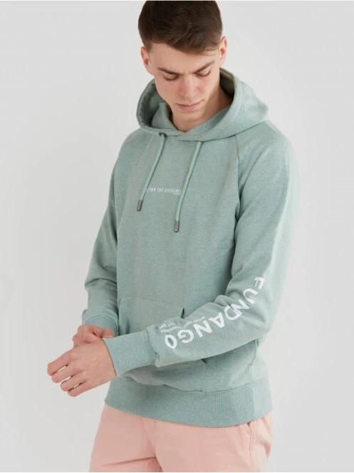 Fundango Talis Hooded Sweatshirt herren kapuzenpullover grün 4