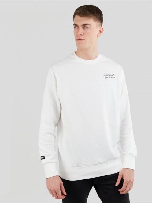 Fundango Warren Sweatshirt herren pullover weiß 2
