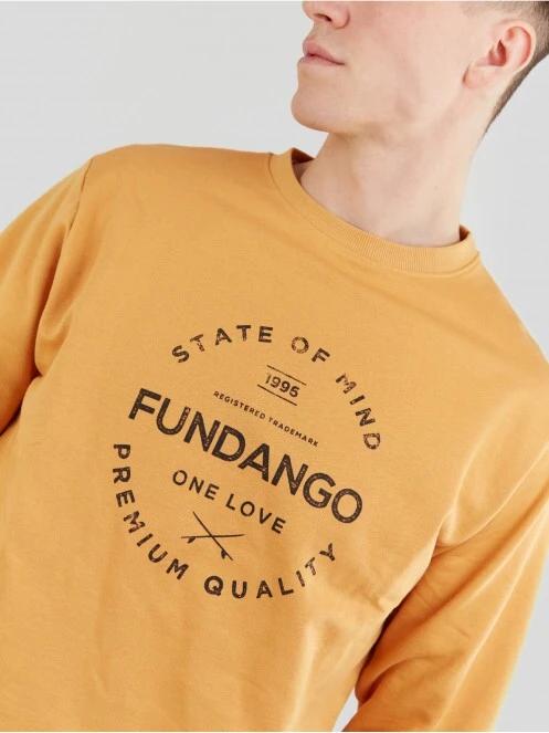 Fundango Warren Sweatshirt herren pullover gelb 5