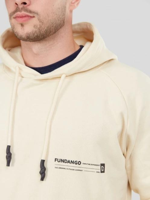 Fundango Talis Hooded Sweatshirt herren pullover sand 5