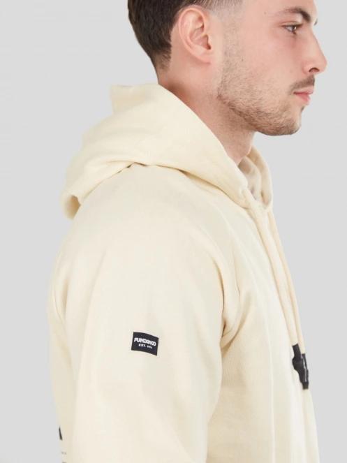 Fundango Talis Hooded Sweatshirt herren pullover sand 6