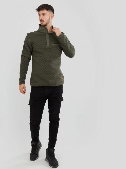 Fundango Vertigo Sweatshirt herren pullover oliv 4
