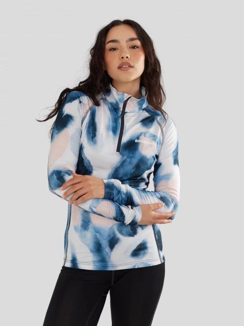 Fundango Yade II Baselayer Top damen funktionsshirt blau 2