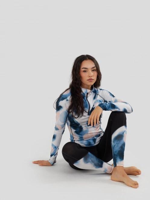 Fundango Yade II Baselayer Top damen funktionsshirt blau 5