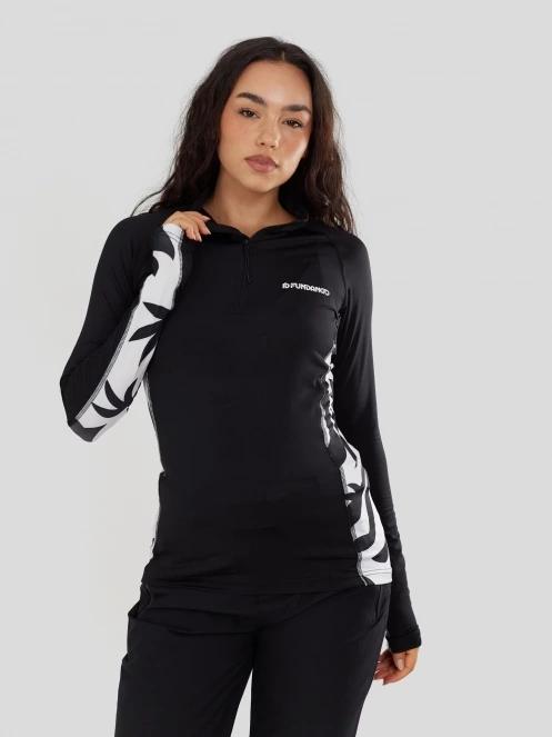 Fundango Yade II Baselayer Top damen funktionsshirt Schwarz 2