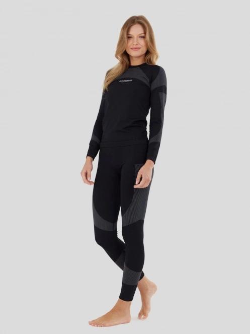 Fundango Seamless Baselayer Set damen baselayer-set Schwarz 4