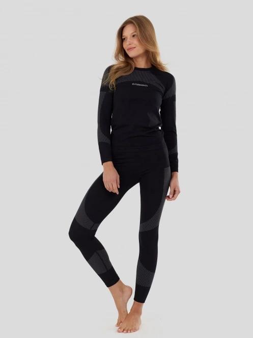 Fundango Seamless Baselayer Set damen baselayer-set Schwarz 5