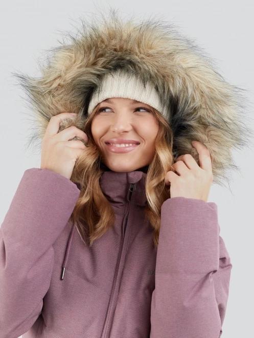 Fundango Puppis Padded Jacket damen wintermantel lila 5