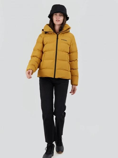 Fundango Amber Padded Jacket damen gesteppt übergangsjacke gelb 4
