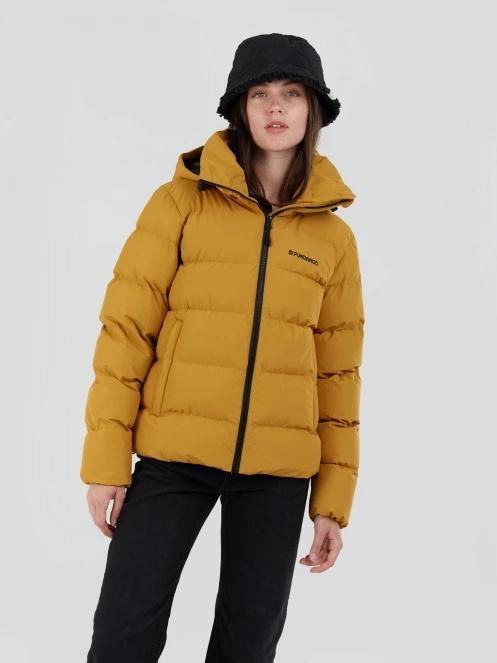 Fundango Amber Padded Jacket damen gesteppt übergangsjacke gelb 5