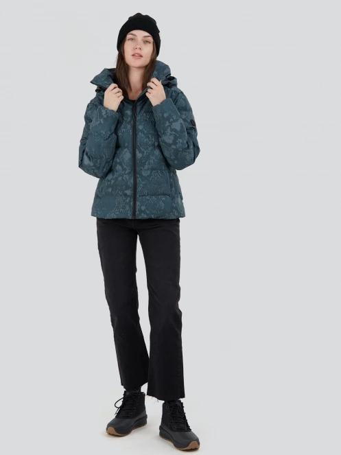 Fundango Amber Padded Jacket damen gesteppt übergangsjacke grün 4
