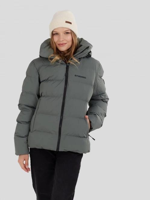 Fundango Amber Padded Jacket damen gesteppt übergangsjacke grün 2