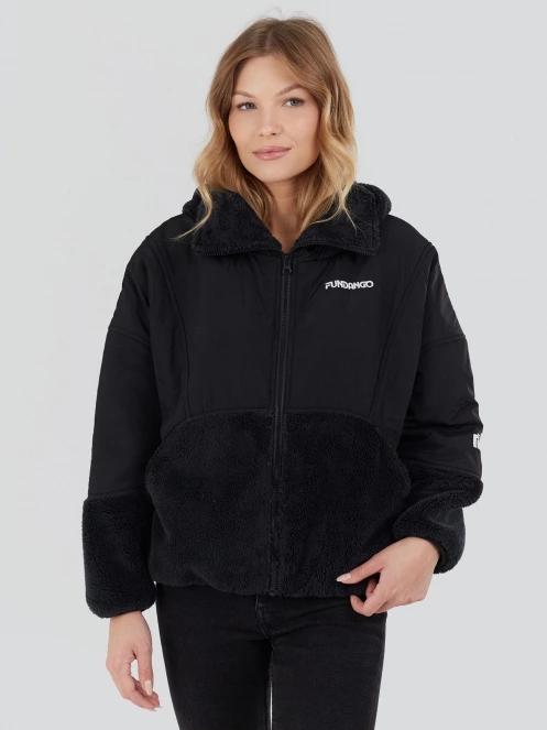 Fundango Sansa Hybrid Jacket damen übergangsjacke Schwarz 2