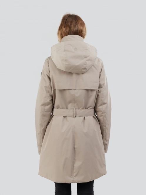 Fundango Charlotte Trenchcoat damen regenmantel sand 3