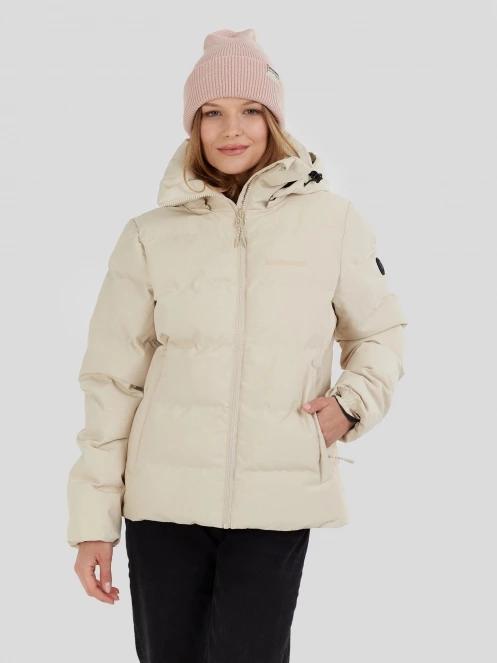 Fundango Mirabelle Padded Jacket damen gesteppt übergangsjacke sand 2