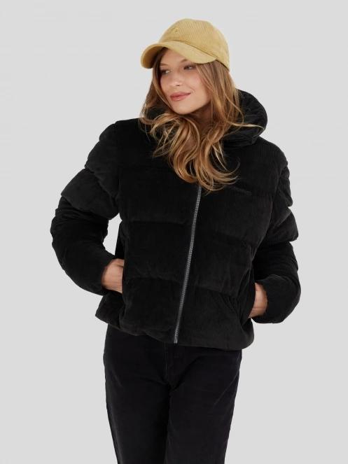 Fundango Lina Padded Jacket damen gesteppt übergangsjacke Schwarz 2