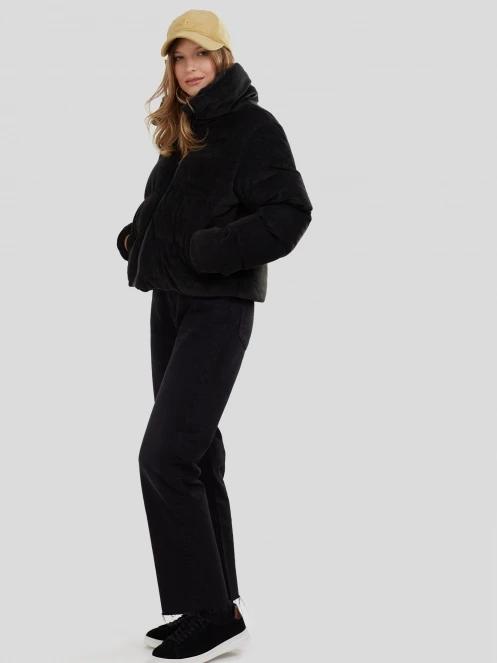 Fundango Lina Padded Jacket damen gesteppt übergangsjacke Schwarz 4