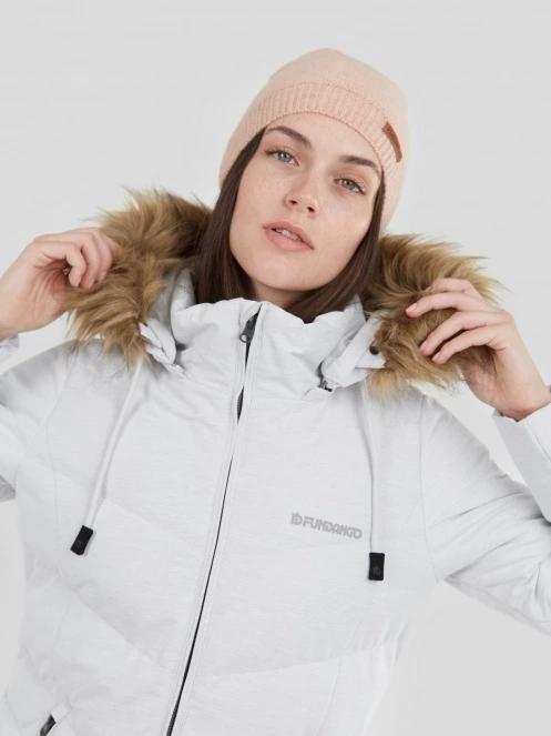 Fundango Puppis Padded Jacket damen wintermantel sand 7