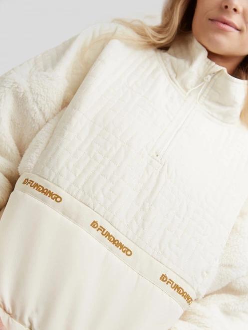 Fundango Calypso Hybrid Pullover damen fleecepullover braun 6