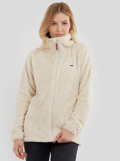 Fundango Shiren Fleece Jacket damen fleecepullover sand 3