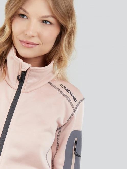 Fundango Antila Fleece Jacket damen fleecepullover rosa 5