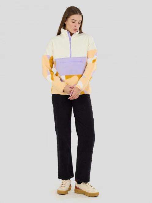 Fundango Riva Hybrid Pullover damen hybrid-midlayer weiß 5