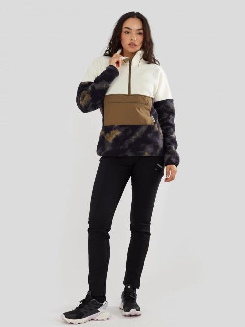Fundango Riva Hybrid Pullover damen hybrid-midlayer grün 4