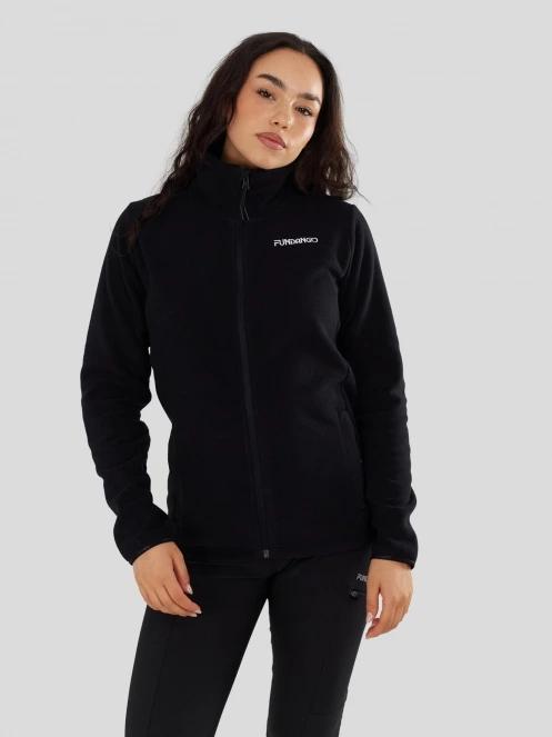 Fundango Serena Fleece Jacket damen fleecepullover Schwarz 2