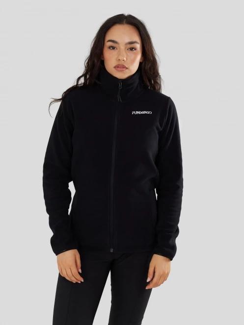 Fundango Serena Fleece Jacket damen fleecepullover Schwarz 5