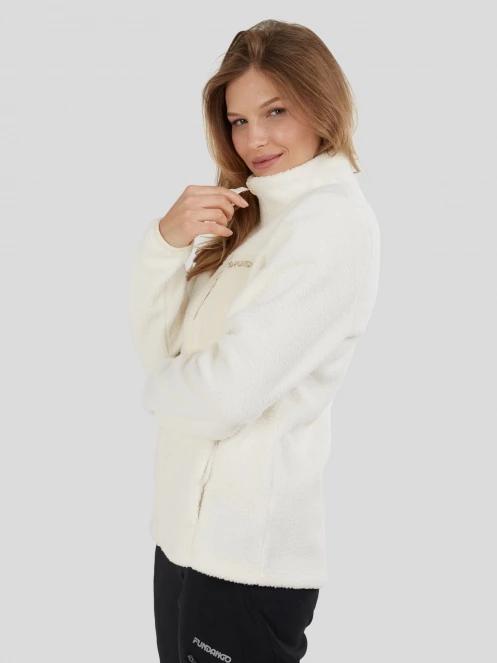 Fundango Shiloh Fleece Jacket damen fleecepullover weiß 5