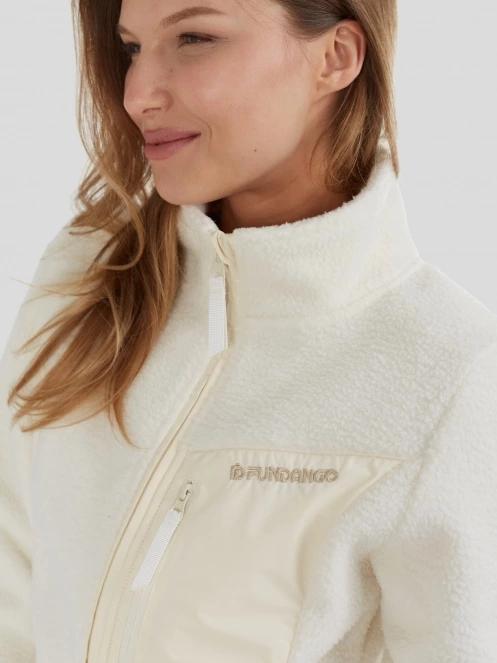 Fundango Shiloh Fleece Jacket damen fleecepullover weiß 6
