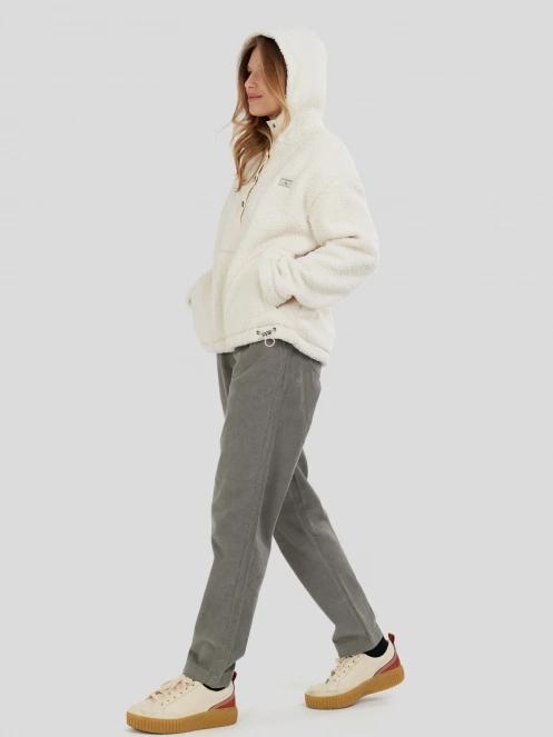 Fundango Juniper Pile Jacket damen kapuzenpullover weiß 4