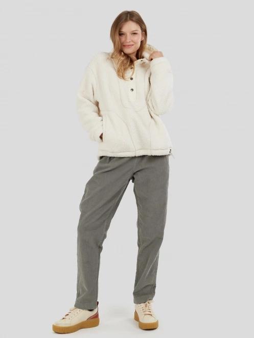 Fundango Juniper Pile Jacket damen kapuzenpullover weiß 5