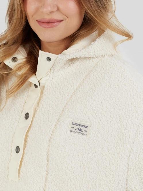 Fundango Juniper Pile Jacket damen kapuzenpullover weiß 8