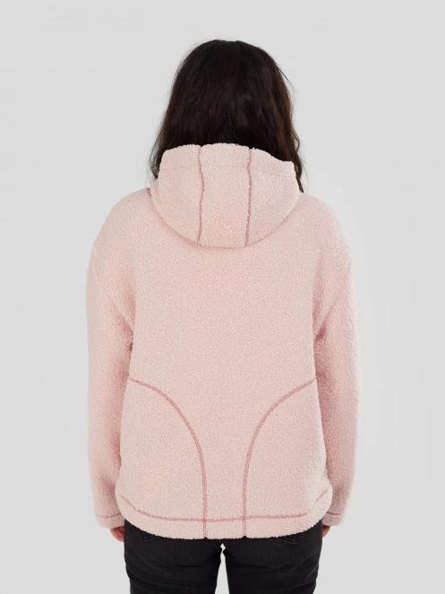 Fundango Juniper Pile Jacket damen kapuzenpullover rosa 3