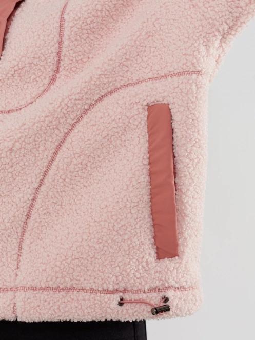 Fundango Juniper Pile Jacket damen kapuzenpullover rosa 7