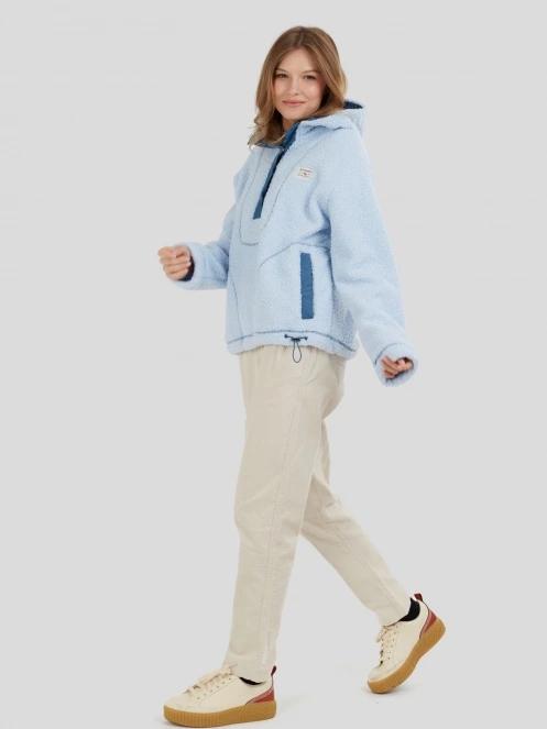 Fundango Juniper Pile Jacket damen kapuzenpullover hellblau 6